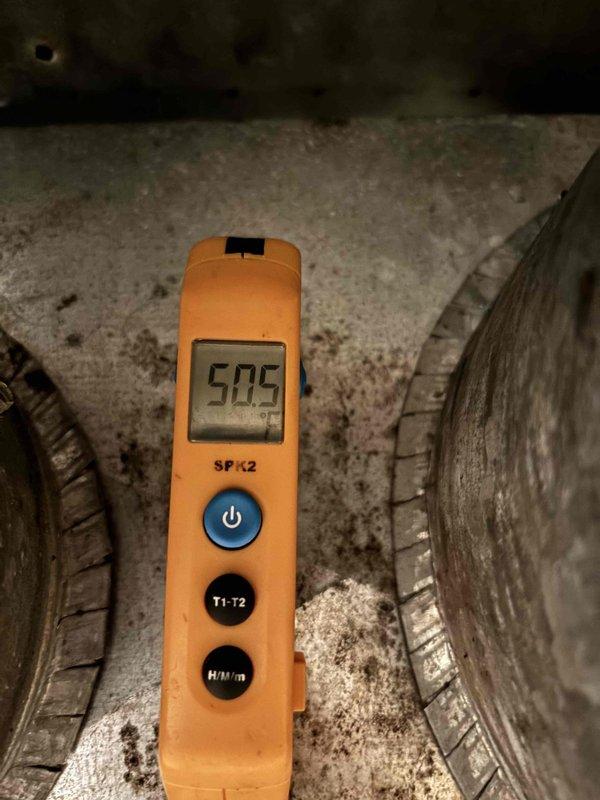 Completed second annual Platinum Level maintenance on a 5-year-old HVAC system. Replaced 16x25x4 air filter and performed comprehensive inspection of all system components. Verified proper operation of CoreSense Diagnostics module and electrical connections within the condensing unit, including capacitors and control wiring. Measured supply air temperature at 50.5°F, confirming adequate cooling performance. Inspected ductwork in attic space and checked all electrical terminals for secure connections. All components operating within normal parameters. System is due for service plan renewal.