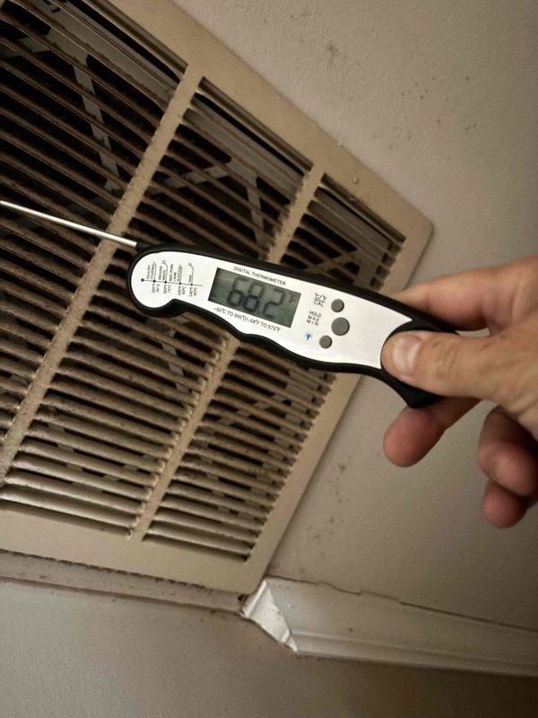 Completed annual planned maintenance visit for Gold Level service agreement covering two HVAC systems aged 5 years and 2 years respectively. Performed comprehensive inspection of both units including electrical components, capacitors, and CoreSense monitoring module. Verified proper operation of all controls and measured supply air temperature at 69.2°F at interior register. Replaced 16x25x5 and 14x20x1 air filters as part of routine maintenance protocol. All systems operating within normal parameters upon completion of service.