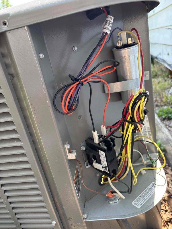 Completed platinum-level monthly maintenance on 8-year-old HVAC system, including replacement of 16x25x5 filter. Performed comprehensive system inspection with temperature readings showing supply air at 136.5°F, indicating proper heat exchanger operation. Inspected electrical compartment, verifying all connections, capacitor condition, and contactor functionality, with all components operating within normal parameters.