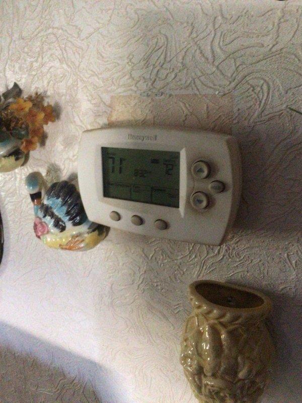 Completed Gold Level planned maintenance on 8-year-old residential HVAC system. Performed comprehensive inspection of indoor and outdoor equipment, checked thermostat operation and calibration, verified system controls and safety devices, inspected condensing unit for proper airflow and clearances, and documented equipment condition with photographic records. System operating within normal parameters with no immediate service needs identified.