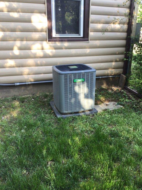 Completed Gold Level planned maintenance on 8-year-old residential HVAC system. Performed comprehensive inspection of indoor and outdoor equipment, checked thermostat operation and calibration, verified system controls and safety devices, inspected condensing unit for proper airflow and clearances, and documented equipment condition with photographic records. System operating within normal parameters with no immediate service needs identified.