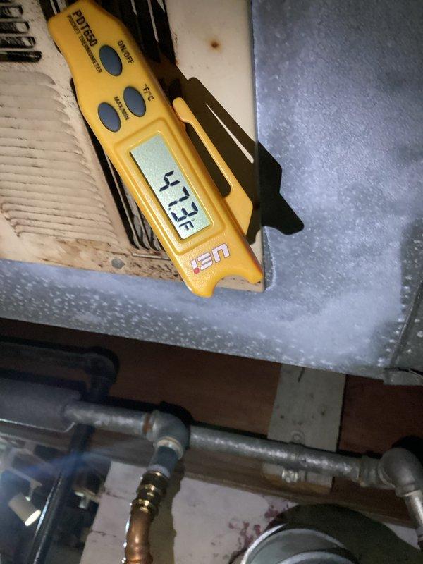 Completed Platinum Level maintenance on single HVAC system including comprehensive inspection and performance verification. Measured supply air temperature at 41.3°F confirming proper cooling operation, checked system leveling to ensure proper condensate drainage and equipment stability, and replaced 16x25x5 air filter per maintenance protocol. All system components operating within manufacturer specifications at time of service.