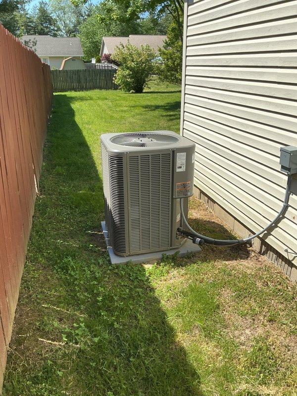 Completed annual planned maintenance on residential HVAC system including Lennox furnace and outdoor condensing unit. Performed comprehensive system inspection, changed 16x25x5 air filter, checked refrigerant lines and electrical connections, verified proper operation of all components, and documented equipment condition with photos. All systems operating within normal parameters with no issues identified during this first annual service visit.