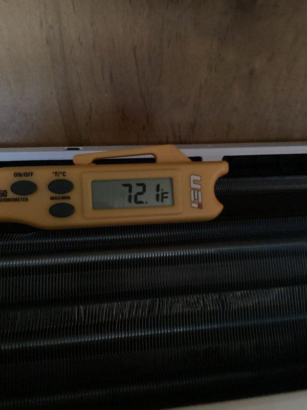Completed comprehensive Platinum Level maintenance on two-system residential HVAC setup consisting of a main system installed in 2022 and a newly installed mini-split system. Performed full system inspections including temperature readings, coil examinations, and filter assessments using 20x20x5 filters. Verified proper operation of both indoor and outdoor units, checked refrigerant temperatures at evaporator coils reading 72°F, inspected condensate drainage systems, and confirmed all electrical connections and disconnect boxes were secure and functioning properly.