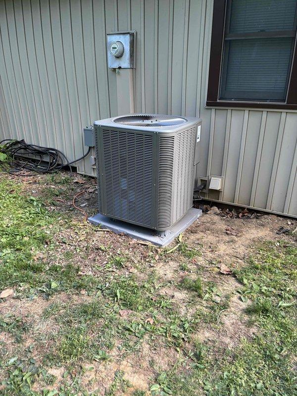Performed refrigerant pumpdown procedure on residential HVAC system and removed both the outdoor condensing unit and indoor evaporator coil for replacement. System components were properly recovered and removed from the property, with equipment scheduled for return and reinstallation upon customer availability.