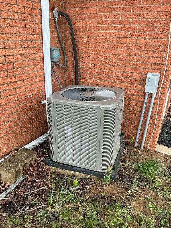 Completed comprehensive first-year planned maintenance inspection on residential HVAC system including furnace and outdoor condensing unit. Performed thorough visual inspection of indoor furnace installation, verified proper venting and drainage system operation, checked all electrical connections and safety controls, and inspected outdoor AC unit for proper operation, clearances, and refrigerant line integrity. System found operating within normal parameters with no immediate service needs identified.
