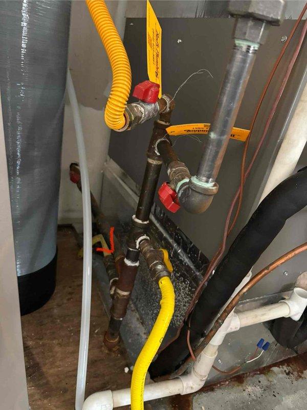Completed Platinum Level maintenance on single HVAC system during second annual visit. Repaired leaking gas tee fitting in mechanical room, ensuring proper seal and safe operation of gas distribution components. Performed comprehensive system inspection of both indoor and outdoor equipment, including Lennox condenser unit. Replaced 20x25x4.5 air filter, checked refrigerant lines, electrical connections, and verified proper operation of all system components. All safety checks passed and system operating within manufacturer specifications.