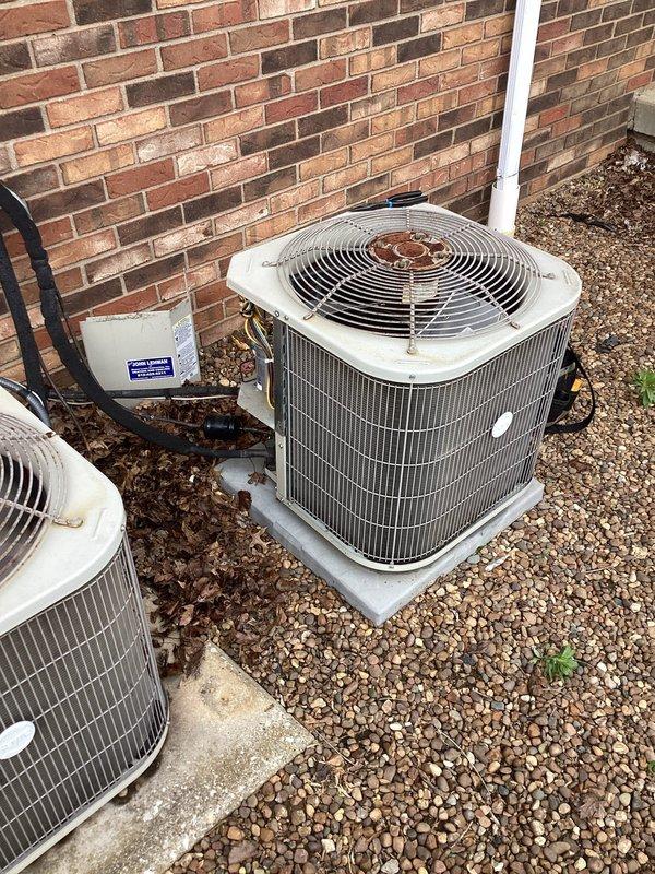 Responded to no cooling complaint on residential air conditioning system less than 10 years old. Upon arrival, performed complete system diagnostic including visual inspection of outdoor condenser unit, electrical connections, and refrigerant lines. Verified proper power supply to disconnect box, checked condenser fan operation, and assessed overall unit condition. System found to be operating within normal parameters with no mechanical failures or refrigerant issues identified. Cleared minor debris from around unit and confirmed adequate airflow through condenser coils.