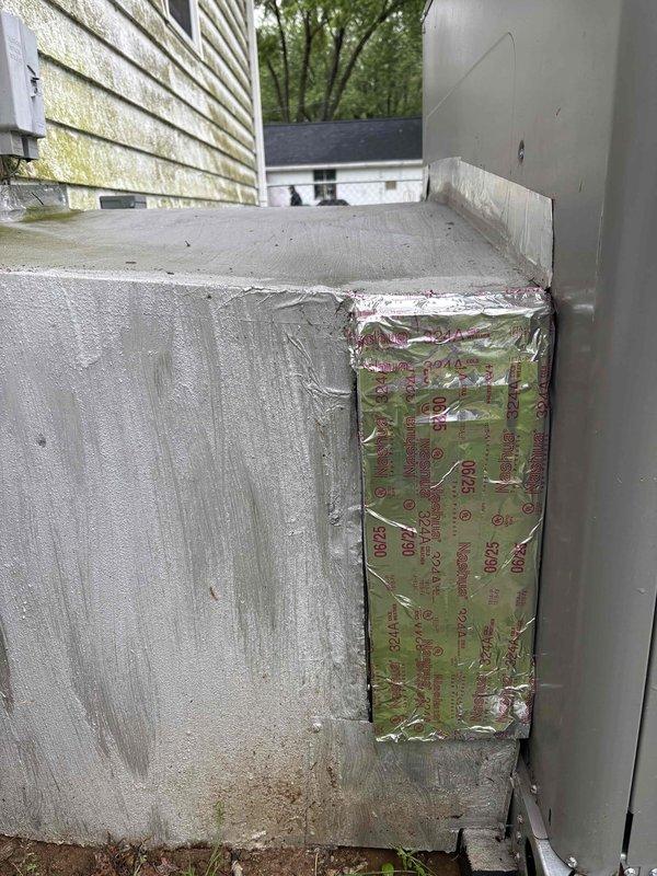 # HVAC Maintenance Summary

Completed annual planned maintenance on a one-year-old packaged HVAC unit. Accessed unit exterior panels, inspected internal components including compressor and refrigerant lines, and replaced heavily soiled 16x20x5 air filter. All systems operational upon completion of routine maintenance procedures.