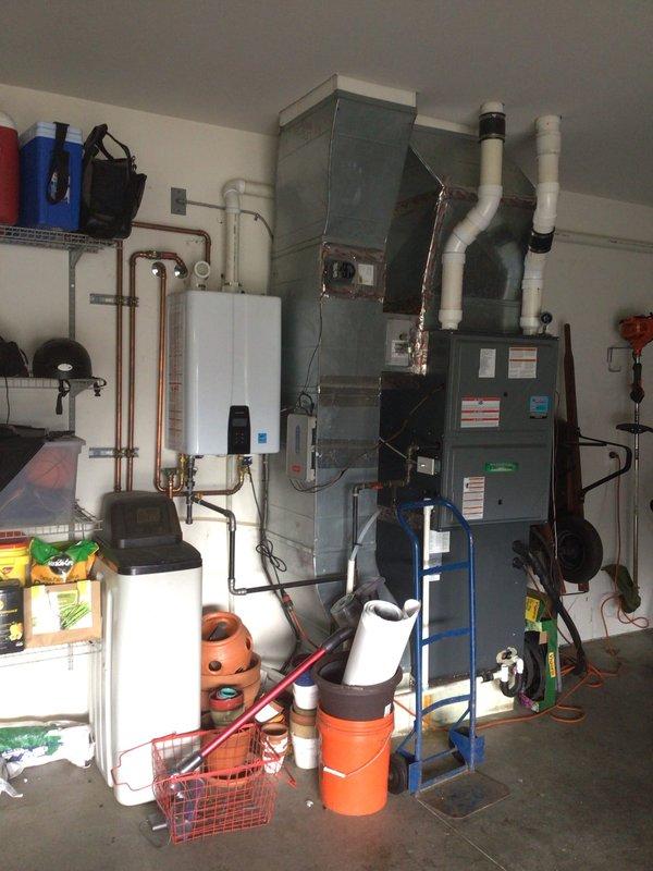 Completed comprehensive Platinum Level maintenance on a 7-year-old single-zone HVAC system during the first scheduled visit. Performed full system inspection of the air handler unit, replaced 20x25x4 air filter, checked all electrical connections and controls including the wall-mounted thermostat, verified proper operation of all mechanical components, and inspected associated plumbing connections and condensate drainage system. All equipment found operating within normal parameters with no deficiencies noted.