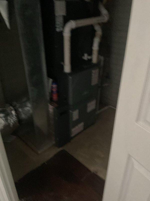 Completed monthly planned maintenance on dual HVAC system under Platinum service agreement. Performed comprehensive inspection of both 4-year-old units including air handler located in utility closet, verified proper operation of all components, checked refrigerant levels, inspected electrical connections, and tested system controls. Replaced 20x25x5 air filters on both systems, confirmed adequate airflow through ductwork, and verified thermostat functionality. All equipment operating within normal parameters with no issues identified or repairs needed at this time.
