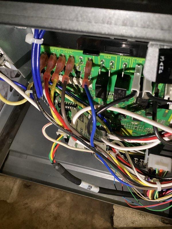 Completed annual Platinum Level maintenance on single-system Lennox HVAC unit with 16x25x5 filter. Performed comprehensive inspection of furnace control board, verified all electrical connections and low-voltage wiring, checked system operation, and documented equipment condition with photos of control panel and exterior unit.