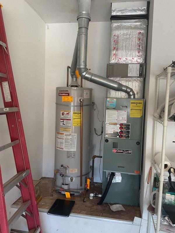 Completed comprehensive HVAC estimate for air conditioning system replacement at residential property. Evaluated existing equipment configuration in utility closet, including current furnace unit and associated ductwork, assessed electrical service panel capacity and breaker compatibility for new AC installation. Documented equipment specifications, clearance requirements, and electrical infrastructure to provide homeowner with replacement options and installation scope for AC-only system upgrade.