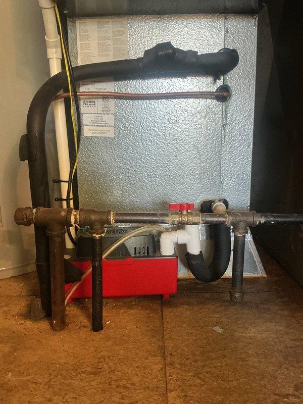 Completed Platinum Level maintenance on 4-year-old HVAC system during second annual visit. Replaced 20x25x5 filter, performed comprehensive system inspection including mechanical components, piping assemblies, and water heater connections visible in utility area. All equipment operating within normal parameters; customer due for service agreement renewal.