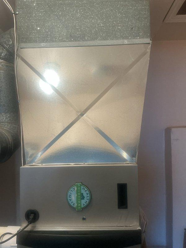 Conducted on-site evaluation of existing HVAC system to provide estimate for humidifier installation. Inspected furnace unit and ductwork configuration to assess compatibility and determine optimal integration point for whole-home humidification system. Documented current equipment setup and took measurements for accurate quote preparation.