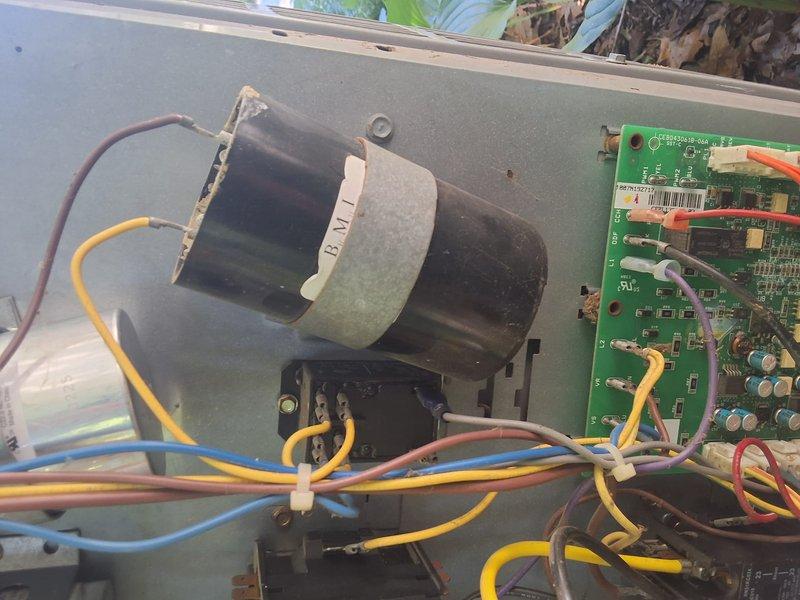 Responded to no cooling call on heat pump system over 10 years old. Diagnosed system fault code 81 - thermal lockout low stage 4, indicating heat pump compressor locked out due to thermal protection. Upon inspection of outdoor unit, identified failed compressor start components and weak capacitor causing hard start condition leading to thermal overload. Recommended and quoted hard start kit installation to assist compressor on startup and prevent future lockouts. System currently non-operational pending part installation, estimated 90 minutes for repair completion.