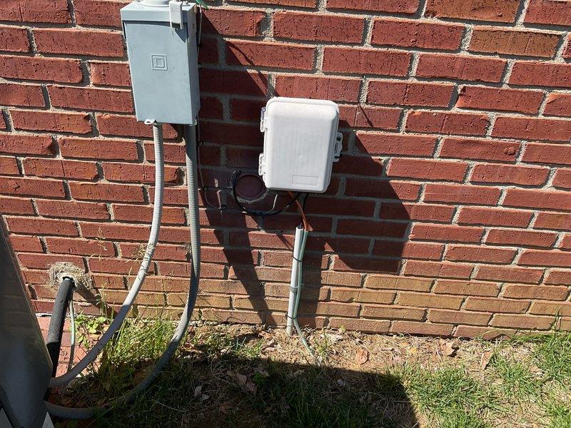 Conducted comprehensive HVAC replacement estimate for homeowner seeking to convert from existing electric furnace system to natural gas heating. Performed thorough assessment of current mechanical systems, ductwork configuration in basement utility area, and exterior electrical service connections to determine requirements for natural gas conversion and complete system replacement. Documented existing infrastructure including ductwork routing, plumbing lines, and electrical service panels to develop appropriate replacement specifications for new natural gas heating system installation.