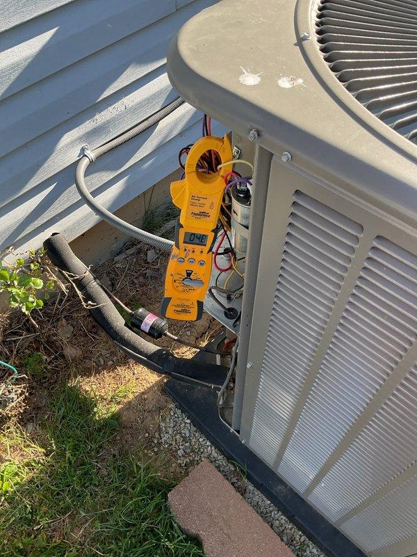 Completed Platinum Level planned maintenance on a 10-month-old single-zone HVAC system during its second service visit. Performed comprehensive system diagnostics including electrical testing of the outdoor condenser unit with digital multimeter to verify proper amperage and voltage levels. Inspected all internal electrical components, wiring connections, and refrigerant line connections at the outdoor unit. Verified thermostat operation and temperature control functionality at 70 degrees. All system components operating within manufacturer specifications with no deficiencies noted.