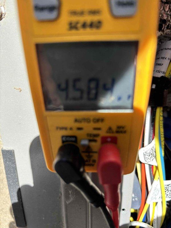 Completed platinum-level preventive maintenance on a 2-year-old single-system HVAC unit as part of the second scheduled visit under the maintenance agreement. Performed comprehensive system inspection and diagnostics using calibrated test equipment, verifying electrical parameters and system performance metrics. Measured supply air temperature at floor register, confirming proper airflow and temperature distribution throughout the conditioned space. All system components operating within manufacturer specifications, and unit is functioning efficiently with no deficiencies noted at this time.