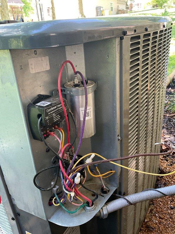 Completed platinum-level preventative maintenance on 4-year-old residential HVAC system during second annual visit. Performed comprehensive inspection of outdoor condensing unit, verifying proper operation of compressor, capacitor, and ConServe Pro surge protection device. Checked all electrical connections and wire terminals for security and proper voltage. Inspected indoor air handler and furnace assembly, examining blower motor, control boards, and internal components for proper operation. Replaced 20x20x2 polarized media filter to maintain optimal airflow and indoor air quality. Verified refrigerant line insulation integrity and confirmed proper drainage. All equipment operating within manufacturer specifications. System ready for continued service, with annual maintenance renewal due.