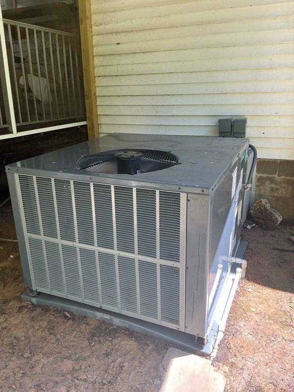 Completed planned maintenance on 5-year-old residential HVAC system with 20x20x5 filter configuration. Performed comprehensive inspection of outdoor condensing unit, verifying proper placement on concrete pad and clearances around unit. Accessed electrical control panel and inspected all internal components including capacitor, control board, wiring connections, and safety controls. All electrical connections were secure with no signs of overheating or deterioration. Applied appropriate cleaning and maintenance procedures to ensure optimal system performance. Unit operating within normal parameters upon completion of service.
