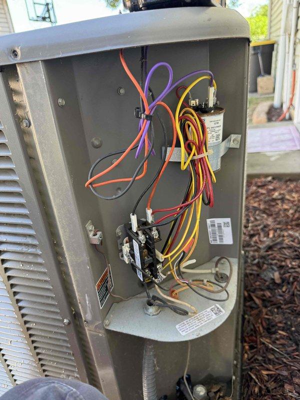 Completed Gold Level planned maintenance on 10-year-old residential HVAC system during second annual visit. Performed comprehensive inspection of outdoor unit electrical compartment, verifying capacitor integrity, contactor operation, and all electrical connections. Evaluated system performance metrics and conducted diagnostic measurements in air handler area, confirming proper airflow through 16x25x5 filter media and verifying temperature differentials within manufacturer specifications. All components operating normally with no deficiencies noted.