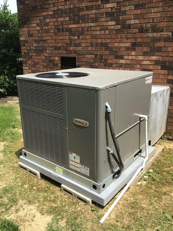 Completed Platinum Level maintenance on two HVAC systems (ages 1 year and 4 years) including inspection of Lennox package unit, replaced two 20x20x5 filters, verified thermostat operation, and documented system conditions with photos. This was the second annual visit; membership renewal recommended.