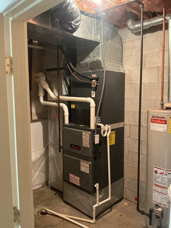Responded to no cooling complaint on 7-year-old residential HVAC system. Upon arrival, confirmed unit was blowing air in fan mode but not cooling in auto mode with thermostat set to 70°F and indoor temperature reading 80°F. Performed diagnostic evaluation of both indoor and outdoor units. Identified failed evaporator coil and malfunctioning thermal expansion valve (TXV) as root cause of cooling loss. Provided estimate for replacement of evaporator coil and TXV with approximately 4 hours labor required for repair. Unit covered under home warranty. Documented equipment with photographs and collected necessary model and serial number information to expedite parts ordering process.