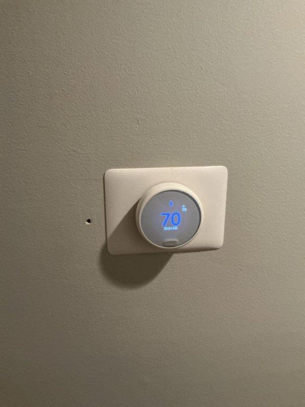Responded to no-cooling complaint on 7-year-old residential AC system with warm air blowing from vents and fan operational. Performed diagnostic inspection of outdoor condenser unit and indoor components. Identified cooling system malfunction and completed necessary repairs to restore proper refrigeration cycle. Verified thermostat operation at 70° setpoint and confirmed adequate airflow through supply vents. System tested and returned to normal cooling operation upon service completion.