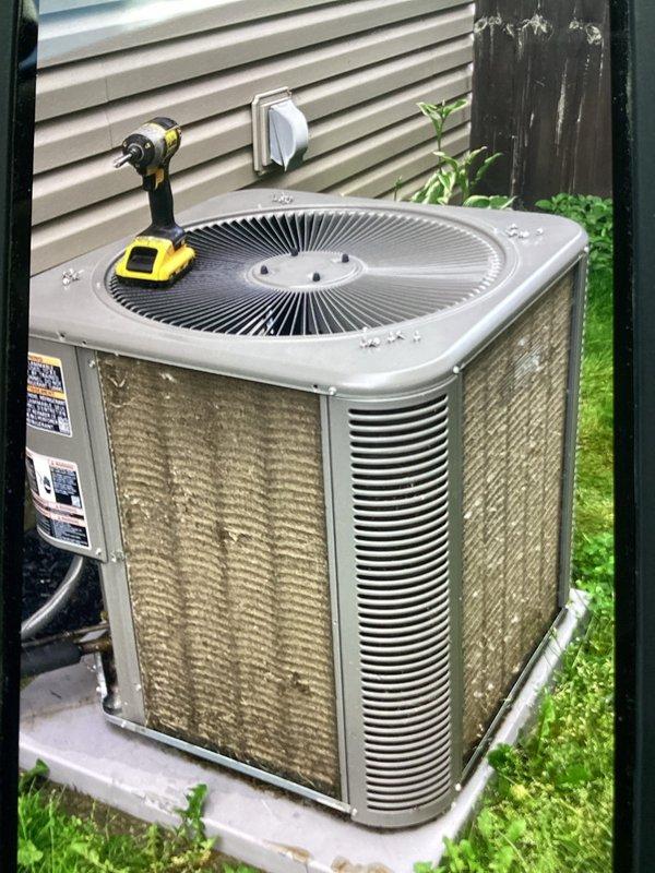 Completed Gold Level annual planned maintenance on a 1-year-old single HVAC system during the first scheduled visit. Performed comprehensive inspection of the outdoor condenser unit, verifying proper operation of the fan assembly and examining exterior panels for airflow restrictions. Conducted diagnostic testing using digital measurement equipment on the HZ322 control unit and zone controller, confirming all terminal connections were secure and system indicators showed proper operation. Verified thermostat display functionality showing accurate temperature readings at 53°F. Inspected extensive wiring bundles at terminal blocks for proper connections and secure terminations. All system components operating within normal parameters with no deficiencies noted requiring immediate attention.