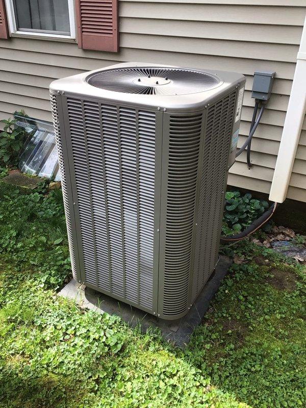 Completed annual Platinum Level planned maintenance on two 2-year-old HVAC systems during first service visit. Performed comprehensive inspection of both units, replaced heavily soiled air filters (14x20x3 and 16x20x3) showing significant dust accumulation, inspected outdoor condenser unit with proper airflow through louvered panels and functional fan guard, verified equipment operation and documented conditions with service photos.