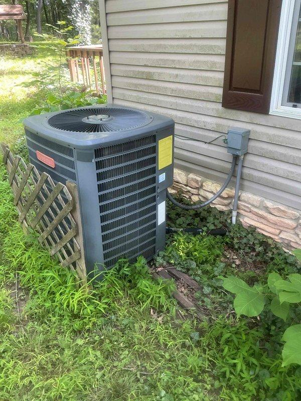 Conducted comprehensive site evaluation for HVAC system replacement. Assessed existing outdoor condensing unit condition, electrical disconnect configuration, and main electrical panel capacity to determine equipment compatibility and installation requirements. Documented current system layout including conduit routing, power supply connections, and available breaker space for new equipment specifications. Provided detailed replacement estimate with energy-efficient equipment options meeting customer's requirements.