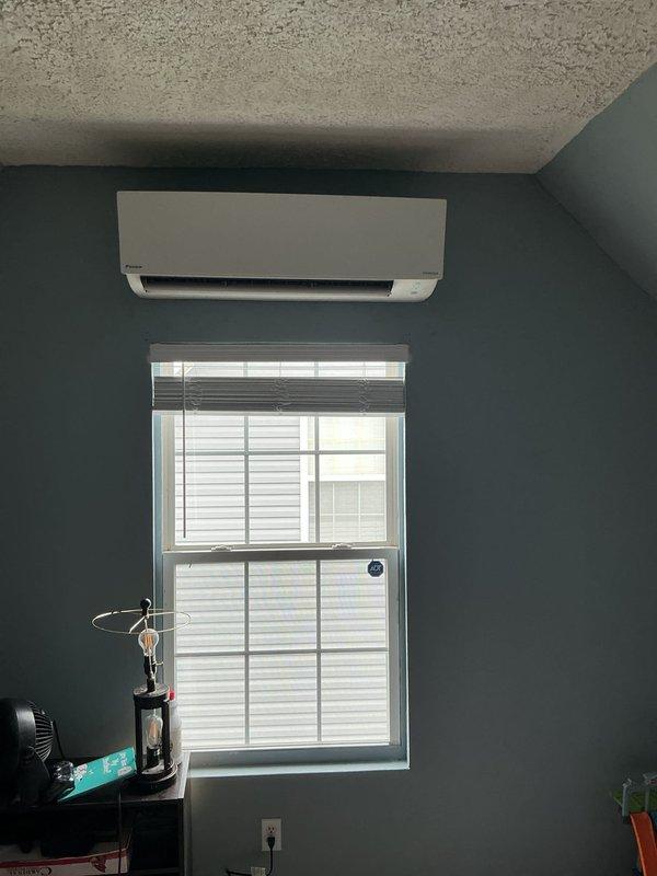 Responded to callback for mini split system experiencing water leakage that was previously repaired in October. Upon inspection, verified evaporator coil condition and confirmed proper drainage system operation. Customer reported no AC usage since previous repair, preventing verification of system performance under cooling load. Service covered under manufacturer warranty with no charge to customer per coverage guidelines.