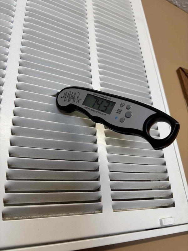 Completed platinum level monthly maintenance on a 5-year-old HVAC system. Performed comprehensive inspection of evaporator coil assembly, verified copper tubing connections and refrigerant lines for proper condition, and checked electrical connections and controls. Replaced monthly air filter at return air grille location. Utilized digital diagnostic instruments to measure and verify system performance parameters. All components found operating within normal specifications with no deficiencies noted. System tested and confirmed operational upon completion of maintenance procedures.