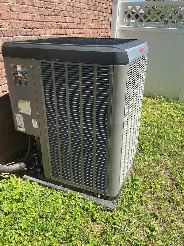 Completed comprehensive Platinum Level annual maintenance on single-system HVAC unit as part of second annual visit. Performed full system inspection of outdoor heat pump unit, verified proper operation of all components, checked refrigerant lines and electrical connections, and inspected condensate drain assembly with P-trap for proper drainage and functionality. All systems operating within normal parameters; recommended service agreement renewal for continued coverage.