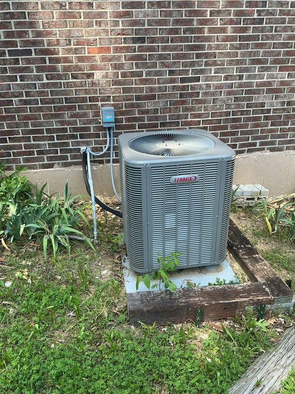 Completed second annual planned maintenance visit on 10-month-old Lennox HVAC system including furnace/air handler and outdoor condensing unit. Performed comprehensive system inspection, replaced CFI filters, verified proper operation of all components, cleaned condenser coils, checked refrigerant levels, tested electrical connections at disconnect box, and confirmed adequate airflow through ductwork. System operating within manufacturer specifications; customer due for service contract renewal.