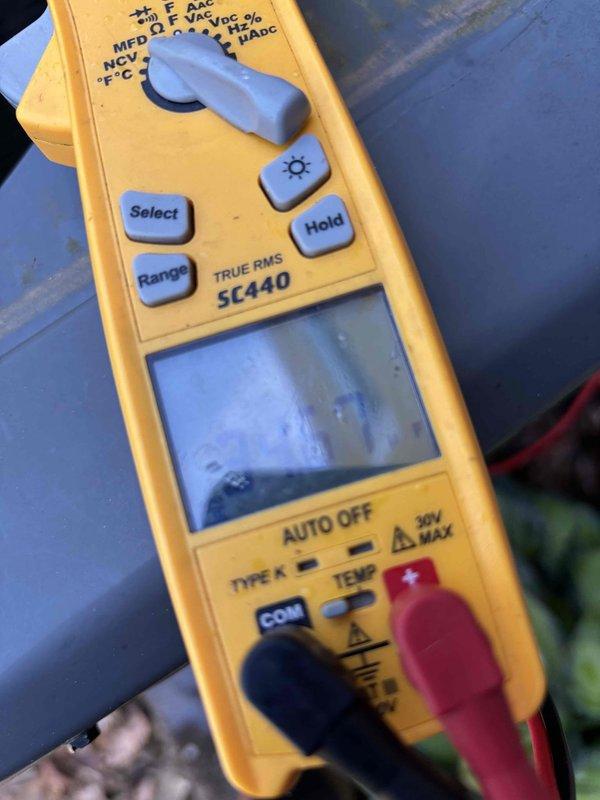 Completed comprehensive planned maintenance on dual HVAC system for Gold Level service agreement. Performed full system diagnostics on both 6-year-old units including electrical testing with clamp meter to verify amperage draw and system performance. Measured supply and return air temperatures to confirm proper temperature differential and system efficiency. Replaced 20x20x5 pleated filters on both systems per maintenance schedule. All equipment operating within manufacturer specifications with no deficiencies noted.
