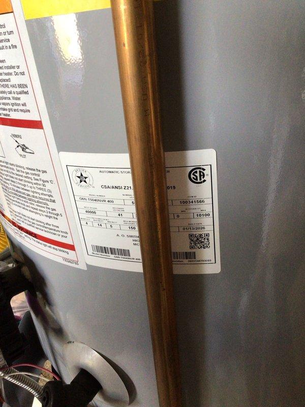 Completed first annual Gold Level maintenance visit for new customer with one HVAC system less than 20 years old. Performed comprehensive inspection of Trane system with digital thermostat set to 72 degrees, documented water heater installation with copper piping and verified all safety labels and specifications, and captured system conditions for service records.