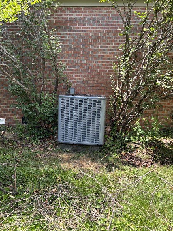 Completed comprehensive AC tune-up and preventative maintenance on residential air conditioning system. Performed standard inspection of outdoor condensing unit located on exterior concrete pad, verified indoor furnace/air handler connections and operation in mechanical room, and confirmed system is functioning properly with no deficiencies noted at time of service.