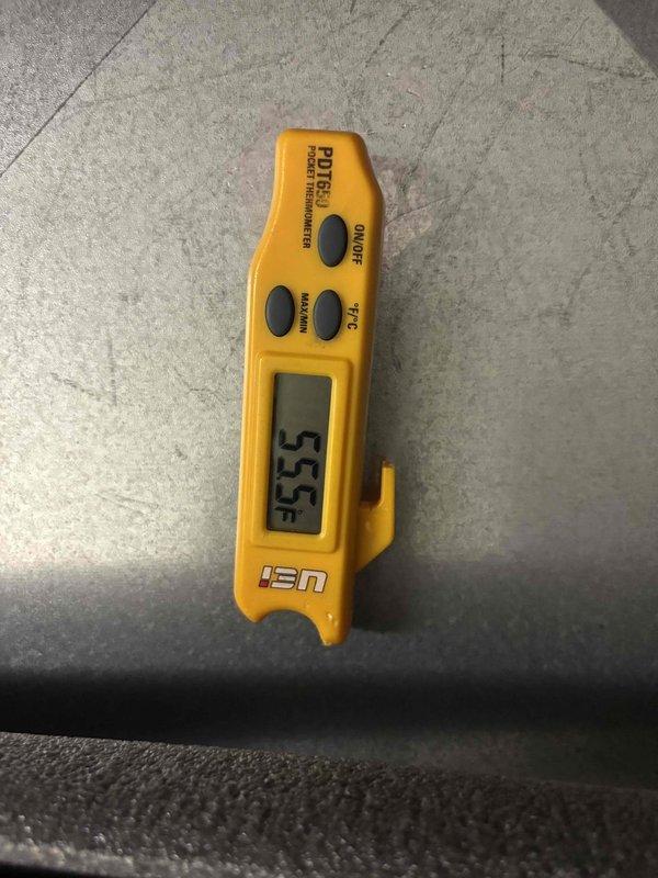 Responded to call back for recurring issue with inadequate cooling on 5-year-old residential HVAC system. Performed comprehensive diagnostic evaluation of split system including outdoor condensing unit and indoor air handler. Verified airflow at supply registers and measured supply air temperature at 53.5°F using infrared thermometer. Inspected outdoor unit for proper operation, checked refrigerant pressures, and evaluated electrical connections at exterior disconnect. Confirmed no ice buildup on evaporator coil and verified system cycling properly. Addressed previous service concerns and ensured unit operating within manufacturer specifications.