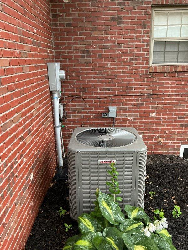 Completed Platinum Level annual maintenance on a one-year-old Lennox HVAC system during the second scheduled visit. Performed comprehensive inspection of indoor furnace unit and outdoor condenser unit, replaced 20x25x5 air filter, verified proper operation of all system components, checked refrigerant lines and gas connections, inspected electrical connections and control systems, and confirmed adequate airflow through ductwork. All equipment found operating within normal parameters with no deficiencies noted. System ready for continued service, and customer due for renewal.