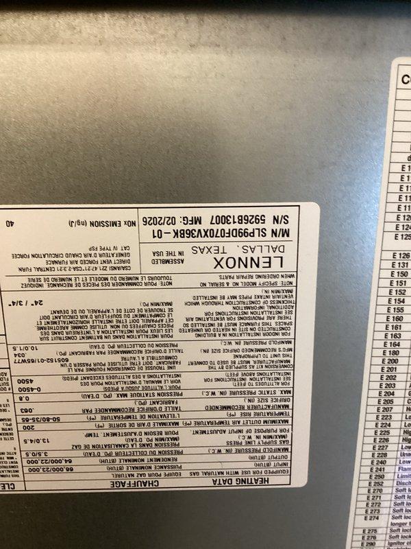 Completed planned HVAC maintenance on Lennox system including filter replacement with 16x25x5 filter and comprehensive system inspection. Verified thermostat operation and system settings, documented equipment specifications and serial numbers, and confirmed all components functioning properly per manufacturer guidelines.