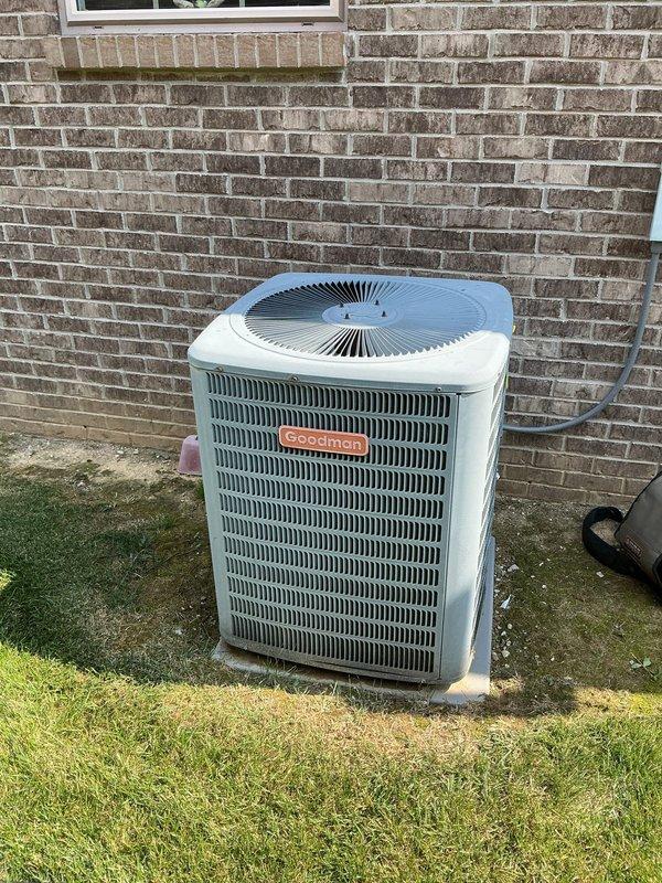 Completed first annual Gold Level planned maintenance visit on 13-year-old Goodman HVAC system. Performed comprehensive inspection of indoor furnace unit located in utility closet and outdoor condenser unit, checking all mechanical and electrical components per manufacturer specifications. Verified proper operation of heating and cooling systems, inspected condensate drainage and venting, examined refrigerant lines and electrical connections, and confirmed adequate airflow through condenser coils.