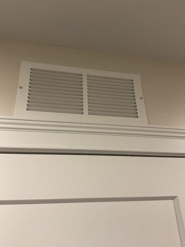 Performed cooling system evaluation for residential property with two AC units. Inspected outdoor American Standard Silver model (4A7A4030L1000AA, manufactured May 2015) and assessed second floor unit experiencing inadequate cooling performance during hot afternoon hours. Documented equipment specifications, verified unit condition, and photographed manufacturer data plate and interior return air grille to provide comprehensive replacement estimate for aging HVAC systems.