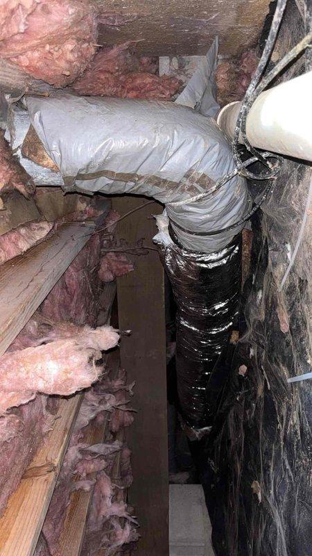 Completed installation of a 2-ton, 16 SEER heat pump system with matching air handler unit. The air handler was mounted vertically in an interior utility closet with proper clearances maintained for service access. Connected flexible supply ductwork to the unit's discharge plenum and routed through the attic space, securing all connections with appropriate metallic tape and ensuring proper support throughout the duct run. Installed PVC condensate drain line from the air handler with proper pitch for drainage. Verified all manufacturer labels, warranty documentation, and technical specification stickers were properly affixed to the equipment. System was tested and confirmed operational upon completion.