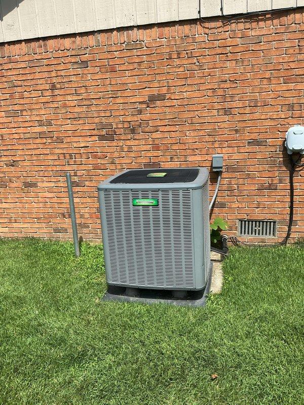 Completed scheduled preventive maintenance on residential split HVAC system. Performed comprehensive AC tune-up on outdoor condenser unit and inspected indoor furnace system. Conducted standard maintenance procedures including visual inspection of equipment, verification of proper operation, and system performance evaluation. Equipment found to be in satisfactory operating condition. Documented system with photographs for service records.