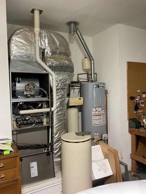 Completed Platinum Level maintenance on residential HVAC system during first visit of service agreement. Performed comprehensive inspection of air handler unit, blower motor assembly, and all internal components. Verified proper operation of electrical connections, control board, and wiring harnesses throughout upper and lower compartments. Inspected blower wheel assembly, heat exchanger, and condensate management system. Confirmed all mechanical and electrical components functioning within normal parameters. Installed new 20x25x2 air filter. System operating efficiently with no deficiencies noted at this time.