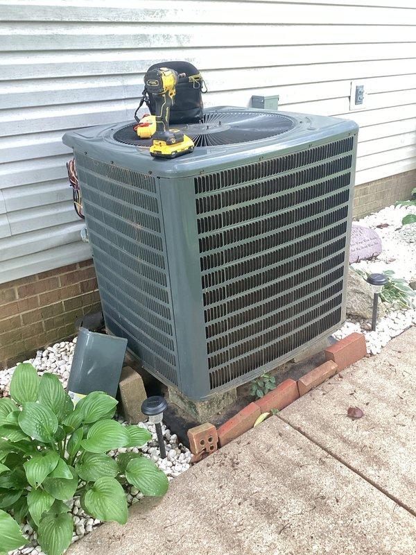 Completed scheduled air conditioning tune-up and preventative maintenance on residential cooling system. Performed comprehensive inspection of outdoor condenser unit and indoor air handler components, including electrical connections, refrigerant levels, and operational efficiency testing. All equipment found to be operating within normal parameters; system ready for cooling season.