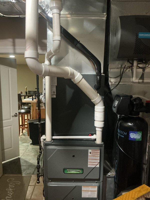 Responded to no cooling complaint on residential HVAC system located in basement. Upon inspection, diagnosed failed evaporator coil and thermal expansion valve (TXV) on Aspen refrigerant evaporator unit, model CC6004A-2ASL-05S utilizing R-410A refrigerant. Parts have been ordered for follow-up replacement requiring approximately half-day installation time, with system currently in non-operational status until repair completion.