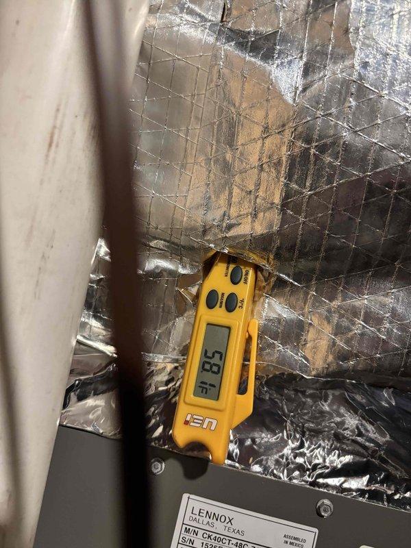 Completed Platinum Level annual maintenance on a 6-month-old Lennox HVAC system. Performed comprehensive system inspection including evaluation of air handler components, control boards, and electrical connections. Replaced 16x26x5 PureAir filter and verified proper operation of dual circuit boards with inductive coils and capacitors. Conducted temperature and performance diagnostics using calibrated testing equipment, recording operational readings within manufacturer specifications. All system components functioning properly with no deficiencies noted at time of service.